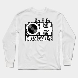 OH Musically Zebra Strong Long Sleeve T-Shirt